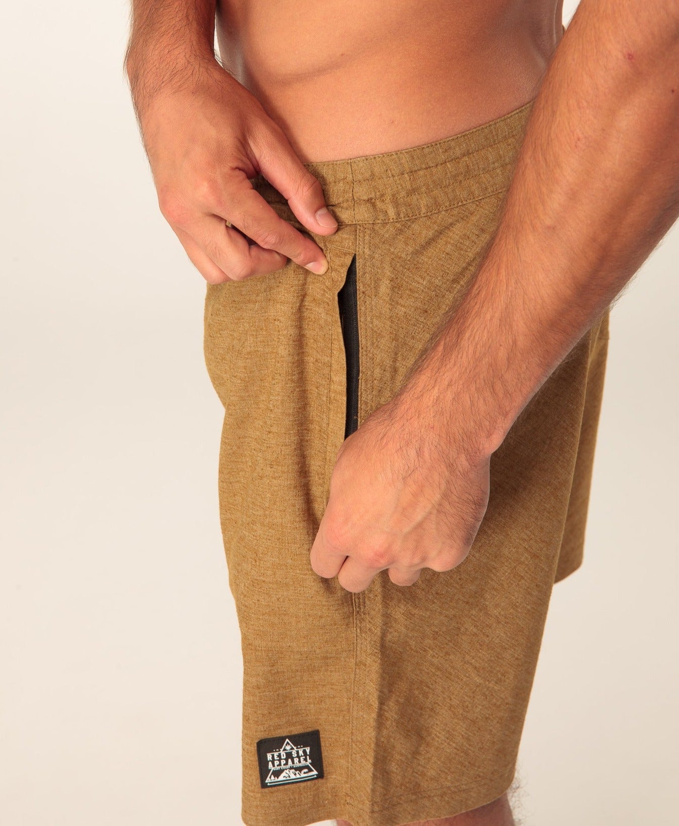 Coolum Fixed Waist 18" Hemp Boardshorts