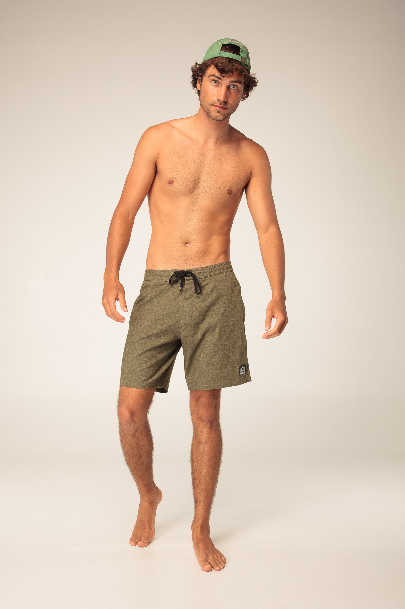 Coolum Fixed Waist 18" Hemp Boardshorts