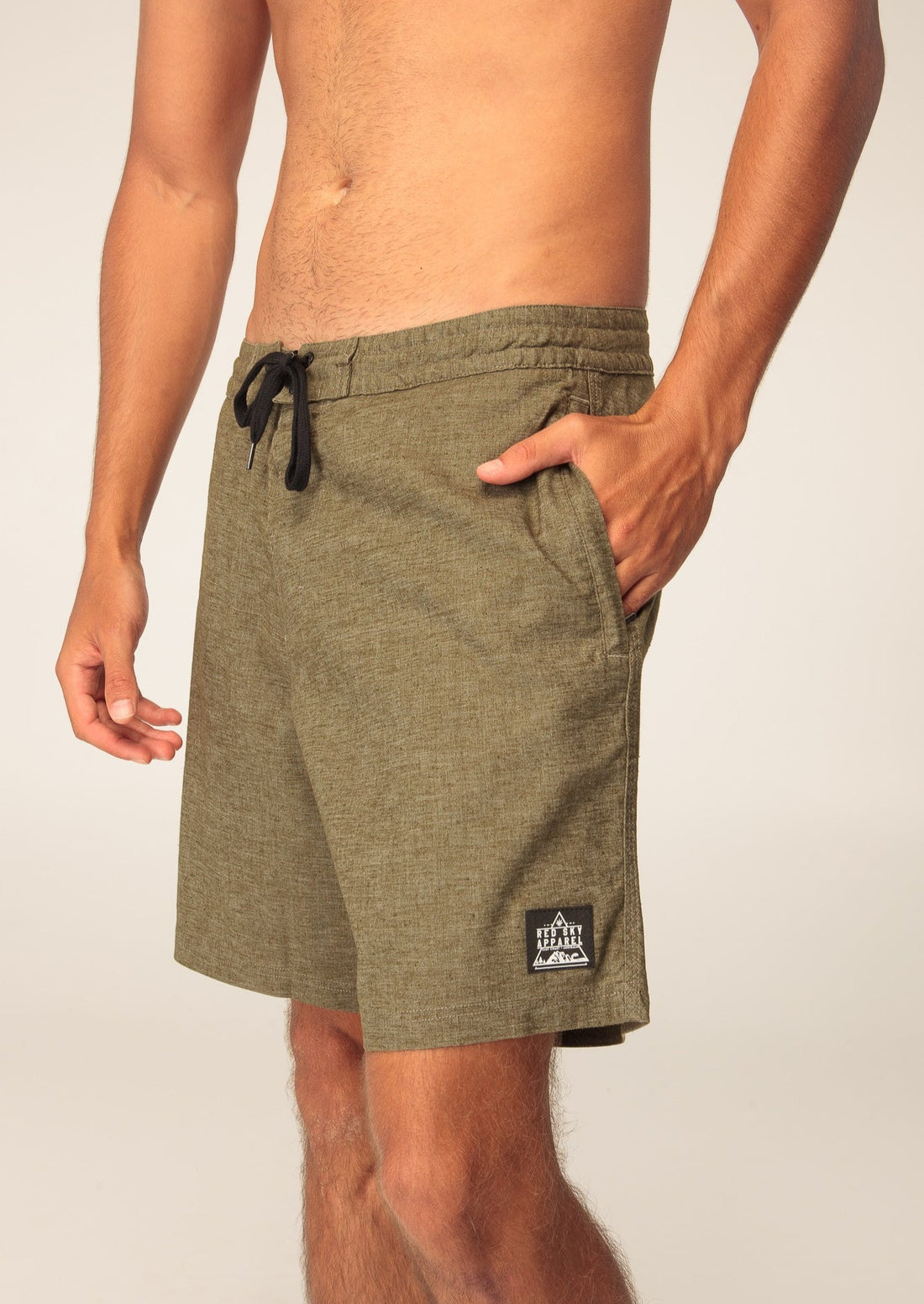 Coolum Fixed Waist 18" Hemp Boardshorts