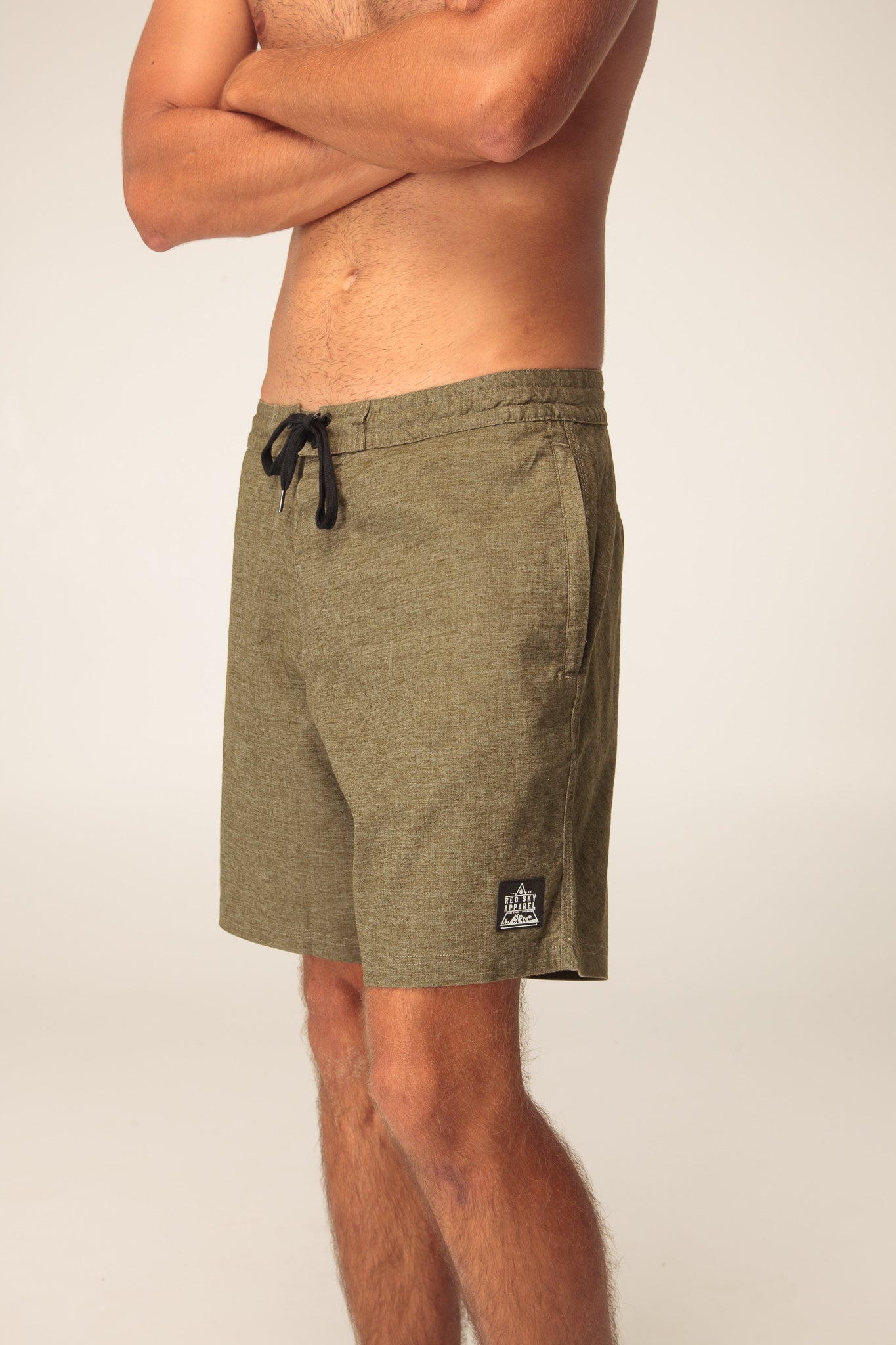 Coolum Fixed Waist 18" Hemp Boardshorts