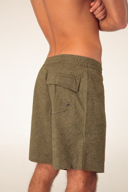 Coolum Fixed Waist 18&quot; Hemp Boardshorts