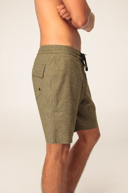 Coolum Fixed Waist 18&quot; Hemp Boardshorts
